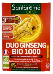 Santarome Bio Organic Ginseng 1000 20 Phials