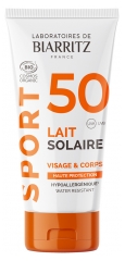 Laboratoires de Biarritz Sport Sun Milk Face and Body Organic 50ml