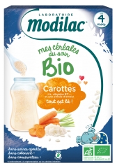 Modilac Mes Céréales du Soir Bio Dès 4 Mois Carottes 250 g