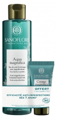 Sanoflore Organic Aqua Magnifica Anti-Imperfections Botanical Liquid Care 200ml + Magnifica Cream Organic 15ml Free