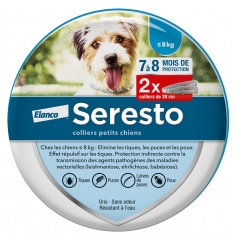 Seresto Pest Control Collar Small Dogs Under 8 kg 2 Collars