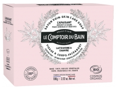 Săpun de &Icirc;ngrijire Calmanta Față & Corp Bio Le Comptoir du Bain 100 g