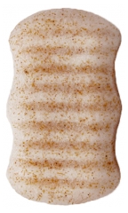 Burete Konjac Corporal 2&icirc;n1 Lady Green cu Fulgi de Nuci