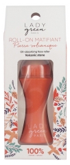 Lady Green Oil-Absorbating Face Roller Volcanic Stone