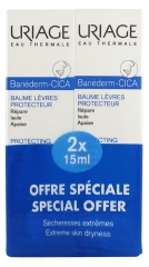 Uriage Bariéderm Cica Protecting Lips Balm 2 x 15ml