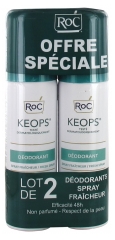 RoC Keops Spray Desodorante Frescor Lote de 2 x 100 ml