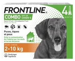 Frontline Combo Chien S (2-10 kg) 4 Pipettes