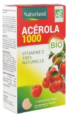 Naturland Acerola Bio 1000 30 Tabletek do żucia