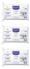 Mustela Organic Cotton Water Wipes 3 x 60 Wipes