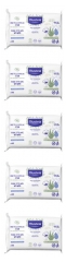 Mustela Toallitas de Agua de Algodón Orgánico Lote de 5 x 60 Toallitas