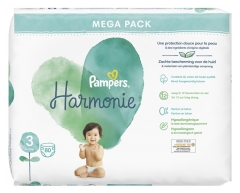 Pampers Harmonie 80 Couches Taille 3 (6-10 kg)