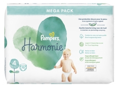 Pampers Harmonie 72 Couches Taille 4 (9-14 kg)
