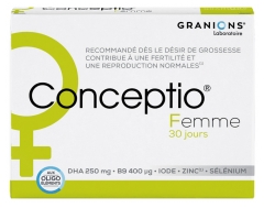 Granions Conceptio Women 2 x 30 Capsules and 30 Gel-Capsules
