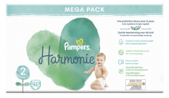 Pampers Harmonie 93 Nappies Size 2 (4-8kg)
