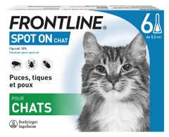 Frontline Spot-On Chat 6 Pipettes