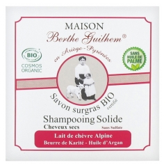 Maison Berthe Guilhem Shampoing Solide Bio Cheveux Secs 100 g