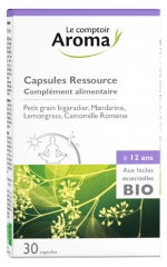 Le Comptoir Aroma Capsules Ressource aux Huiles Essentielles Bio 30 Capsules