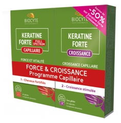 Biocyte Keratine Forte Full Spectrum 40 Gélules + Croissance 20 Capsules