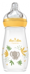 Luc et Léa Biberón Anticólico Ergosense 270 ml Flujo Medio 2 Meses y Más