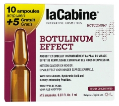 LaCabine Botox-Like Botulinum Effect 10 Ampoules + 5 Offered
