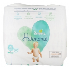 Pampers Harmonie 28 Couches Taille 4 (9-14 kg)