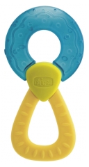 Chicco Fresh Relax Teething Ring 4 Months and + - Colour: Green and Pink