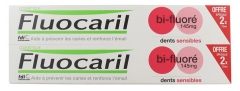 Fluocaril Dentífrico Dientes Sensibles Bi-Fluorado Lote de 2 x 75 ml