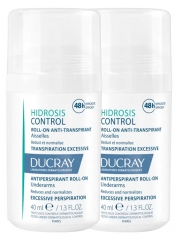 Ducray Hidrosis Control Antiperspirant Roll-On Underarms 2 x 40ml