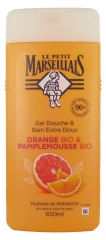 Le Petit Marseillais Extra Sanftes Bade- & Duschgel Bio-Orange und -Pampelmuse 650 ml