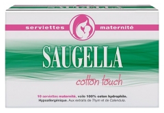 Saugella Cotton Touch 10 Toallas de Maternidad