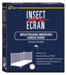 Insect Ecran Moustiquaire Imprégnée Longue Durée Format Lit Bébé