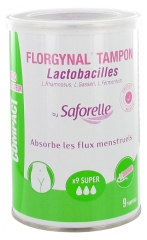 Saforelle Florgynal Probiotische Tampons mit Kompakt-Applikator 9 Super