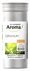 Le Comptoir Aroma Huile Essentielle Géranium (Pelargonium x asperum) Bio 5 ml