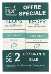 Keops Déodorant à Bille Lot de 2 x 30 ml