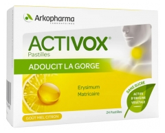 Arkopharma Activox Arôme Miel Citron 24 Pastilles