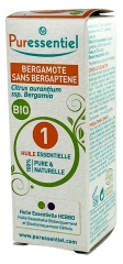 Puressentiel Huile Essentielle Bergamote sans Bergaptène (Citrus aurantium ssp. Bergamia) Bio 10 ml