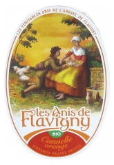 Anis de Flavigny Ekologiczne Cukierki Pomarańczowe z Cynamonem 50 g