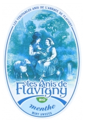 Anis de Flavigny Bonbons Menthe Bio 50 g