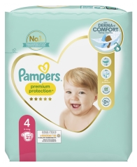Pampers Premium Protection 23 Couches Taille 4 (9-14 kg)