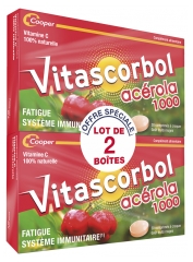 Vitascorbol Acérola 1000 Lot de 2 x 30 Comprimés à Croquer