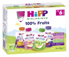 HiPP 100% Fruits from 6 Months Organic 8 Gourds