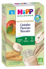 HiPP Matins Gourmands Céréales Pommes Biscuits dès 8 Mois Bio 250 g