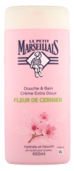 Le Petit Marseillais Douche &amp; Bain Crème Extra Doux Fleur de Cerisier 650 ml