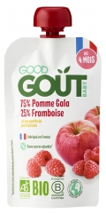Good Goût Pomme Gala Framboise dès 4 Mois Bio 120 g