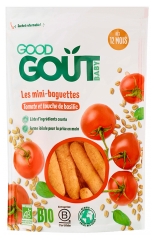 Mini-Baguettes Tomate et Touche de Basilic Dès 12 Mois Bio 70 g