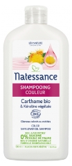 Natessance Shampoing Couleur Carthame Bio &amp; Kératine Végétale 500 ml