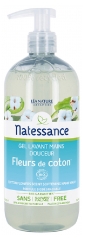 Natessance Gel Limpiador Manos Suaves Flores de Algodón Bio 500 ml