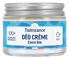 Natessance Deodorant Cremă de Cocos Bio 50 g