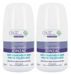 Eau Thermale Jonzac 24H High Tolerance Organic Freshness Dezodorant 2 x 50 ml