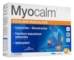 3C Pharma Myocalm Équilibre Musculaire 20 Ampoules